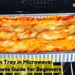 Aluminum tray in microwave