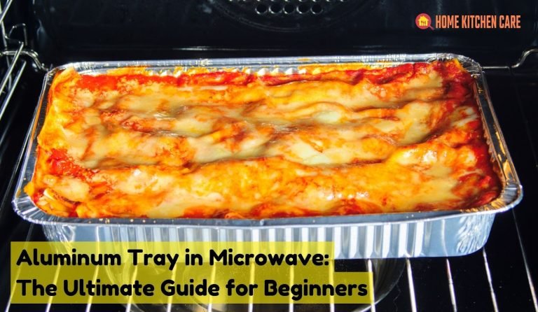 Aluminum tray in microwave