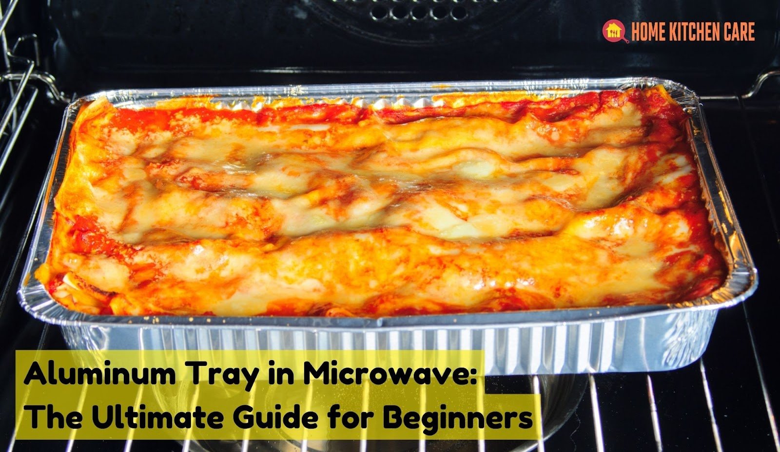 Aluminum tray in microwave