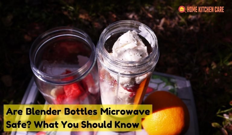 Are Blender Bottles Microwave Safe