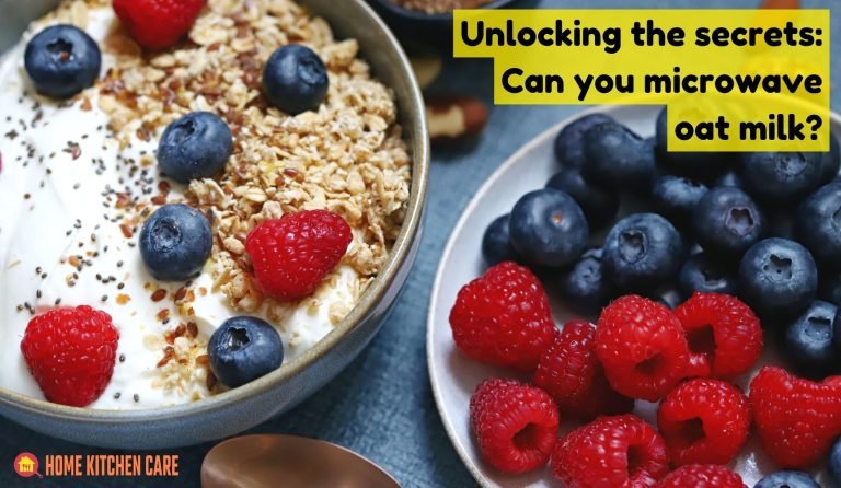 Can you microwave oat milk