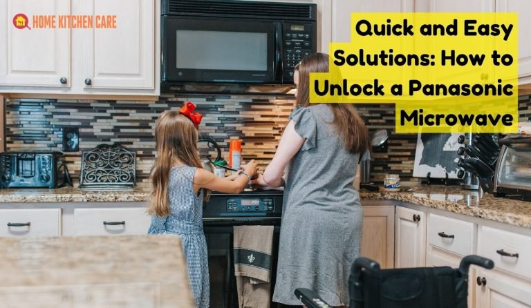 How to unlock a panasonic microwave