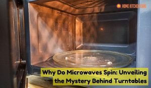 why do microwaves spin
