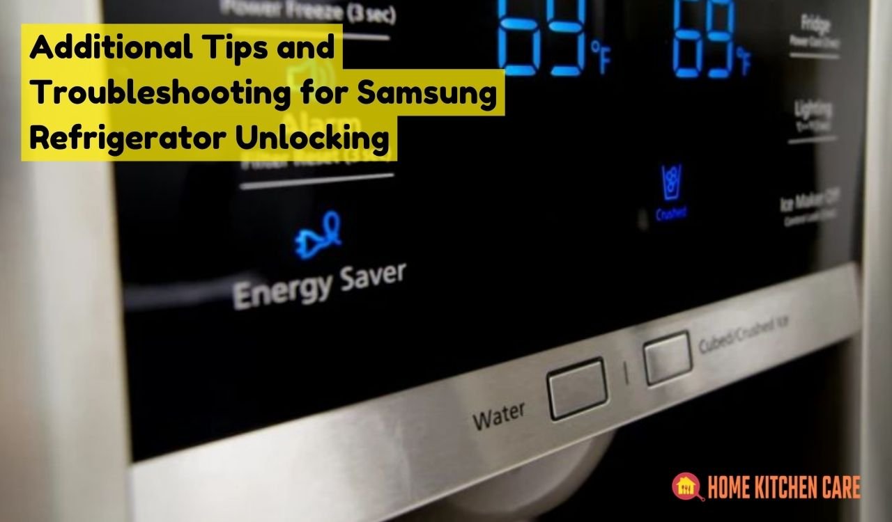 How To Unlock Samsung Refrigerator? EasyGuide