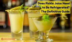 Does pickle juice need to be refrigerated