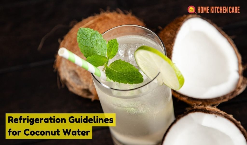 Refrigeration Guidelines for Coconut Water