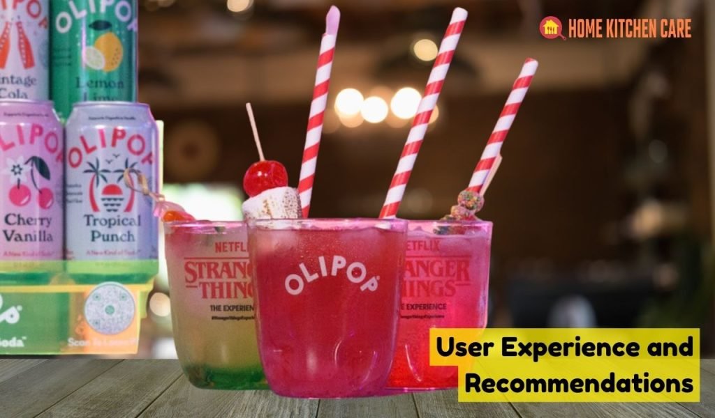 User Experience and Recommendations