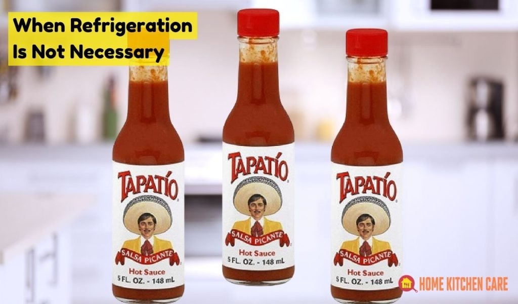 When Refrigeration Is Not Necessary