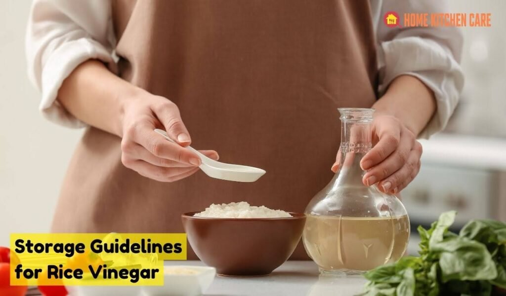 Storage Guidelines for Rice Vinegar