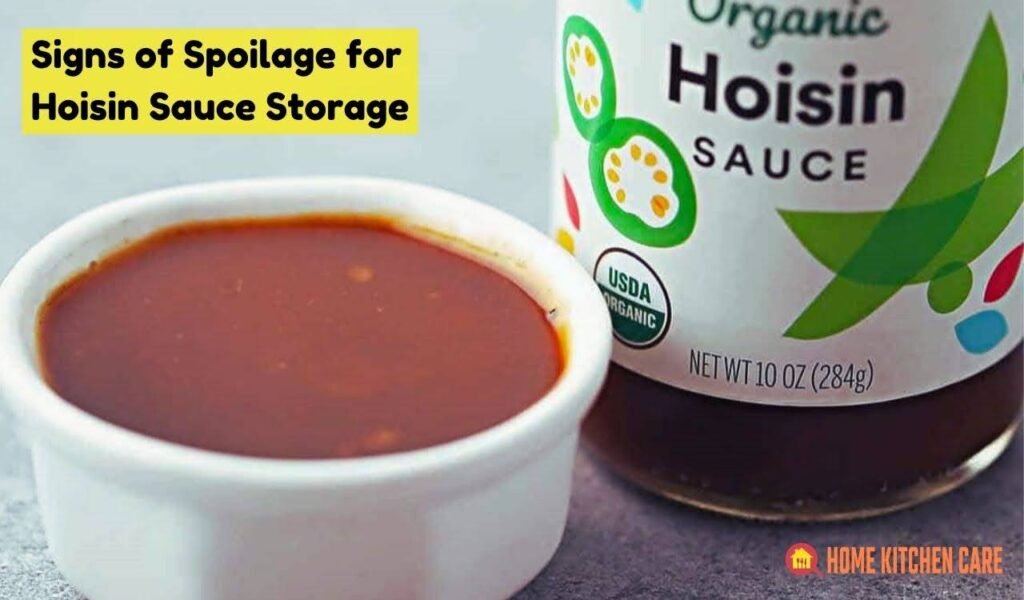 Signs of Spoilage for Hoisin Sauce Storage