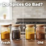 fresh vs old spices comparison showing spice shelf life and expiration