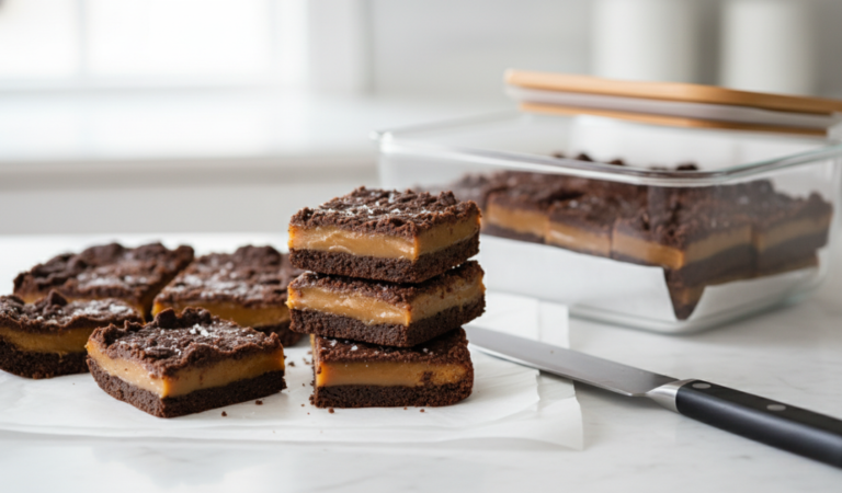The Gooey Chocolate Caramel Bar Recipe