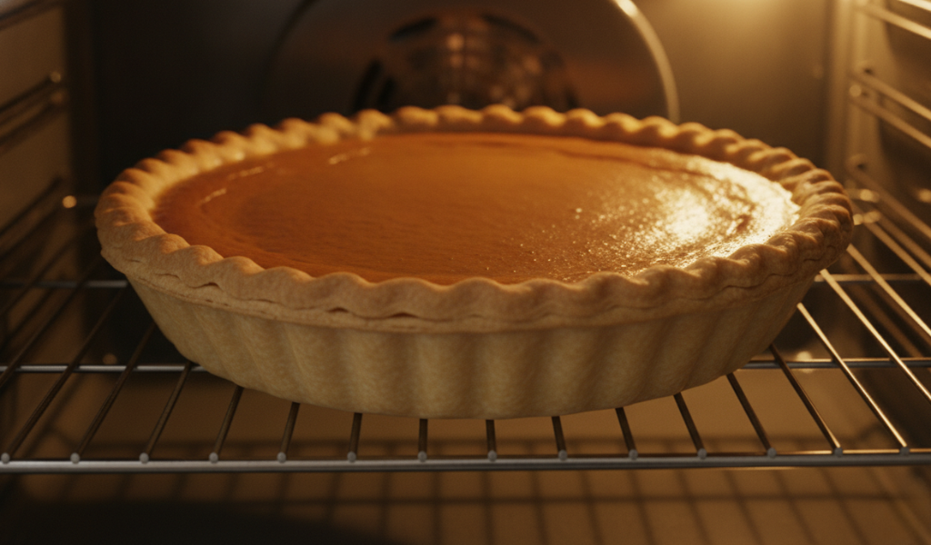 Pumpkin Pie Reheating Method.
