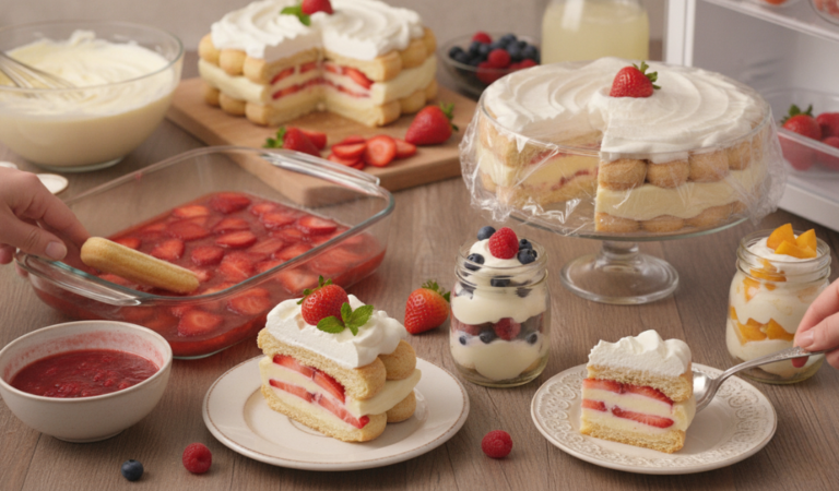 No Bake Strawberry Shortcake: The Easiest Summer Dessert