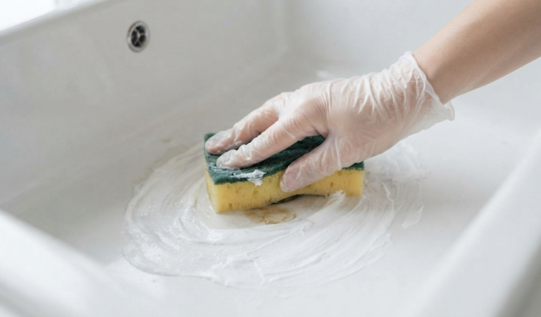How to Clean a Porcelain Sink and Keep It Sparkling White